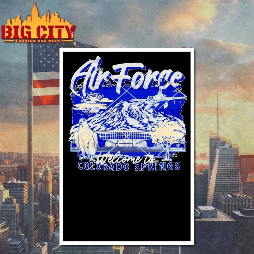 Air Force Falcons Comfort Colors Hand shirt