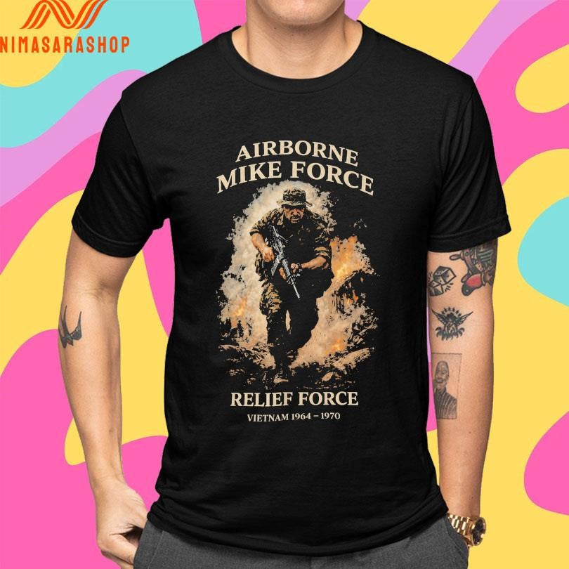 Airborne Mike Force Relief Force Vietnam 1964-1970 Shirts