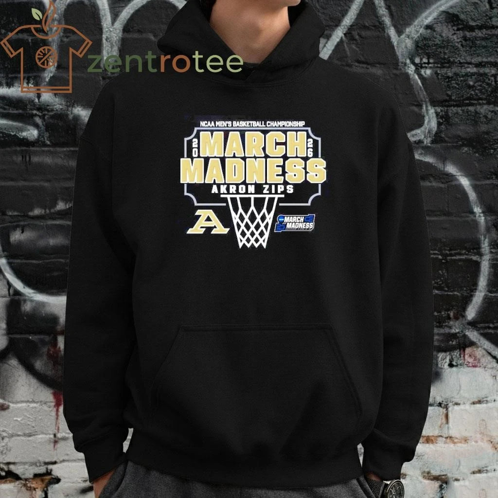 Akron Zips 2026 NCAA Men’s Basketball Tournament March Madness tee