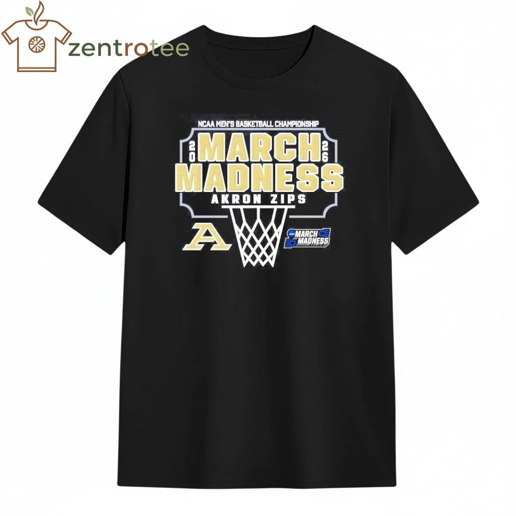 Akron Zips 2026 NCAA Men’s Basketball Tournament March Madness tee