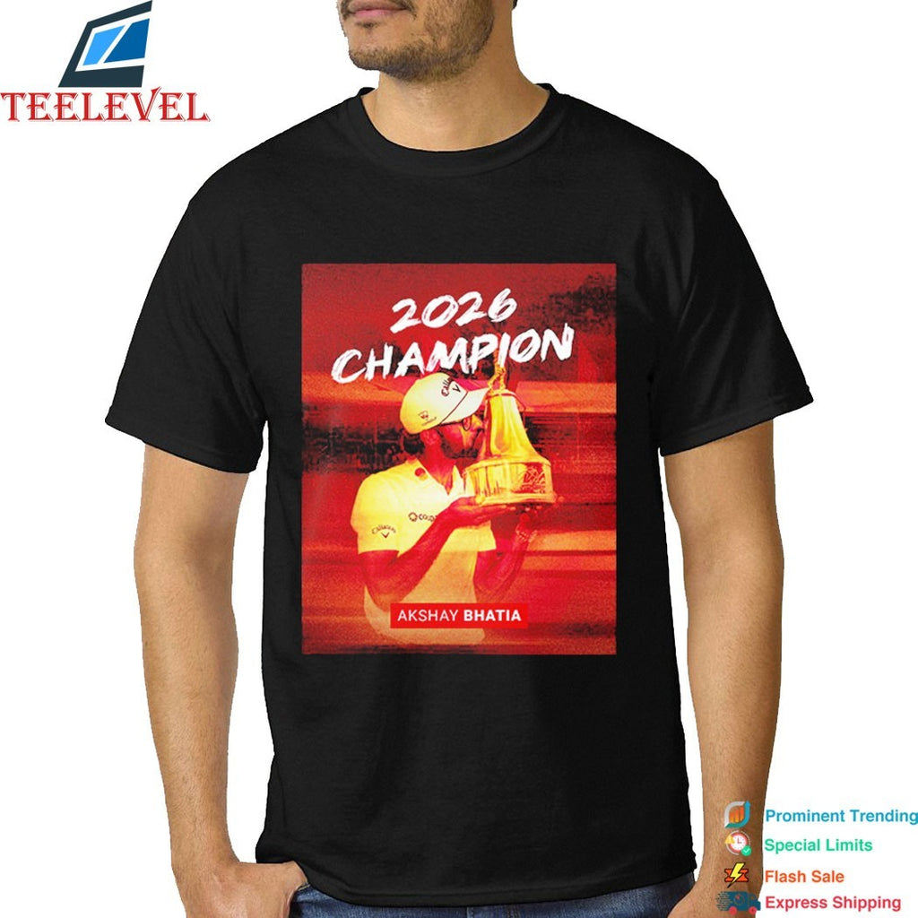 Akshay Bhatia Champions Arnold Palmer Invitational 2026 PGA Tour Trophy T-shirts