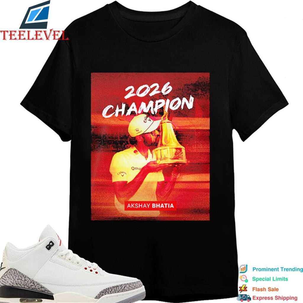Akshay Bhatia Champions Arnold Palmer Invitational 2026 PGA Tour Trophy T-shirts
