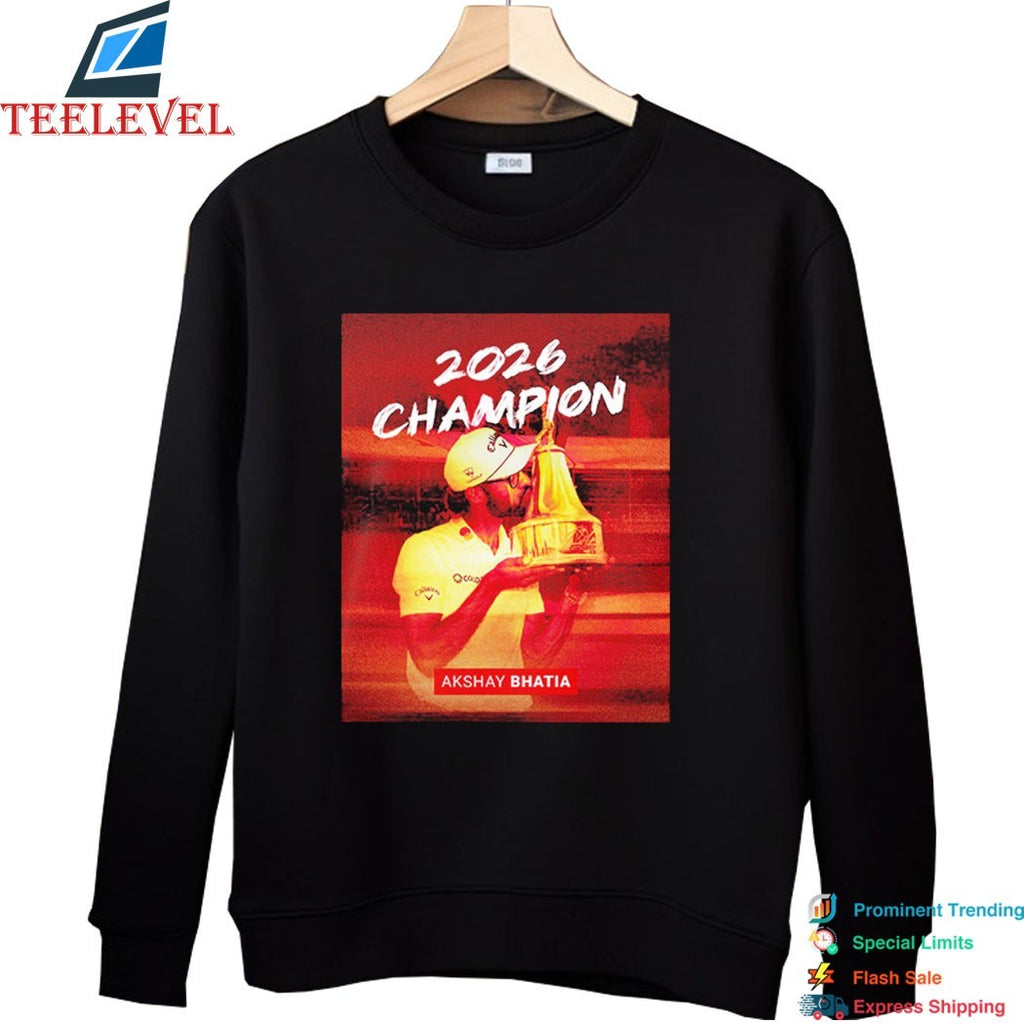 Akshay Bhatia Champions Arnold Palmer Invitational 2026 PGA Tour Trophy T-shirts