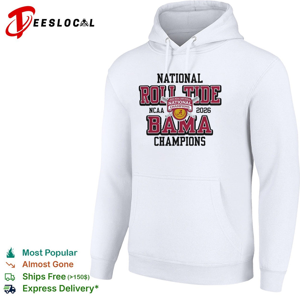 Alabama Crimson Tide 2026 NCAA Softball National Champions Roll Tide Bama shirt