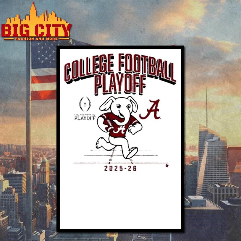 Alabama Football 2025 College Football Playoff Mascot Shirt