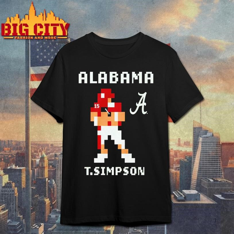 Alabama Football Ty Simpson Retro Baller 2025 Shirt