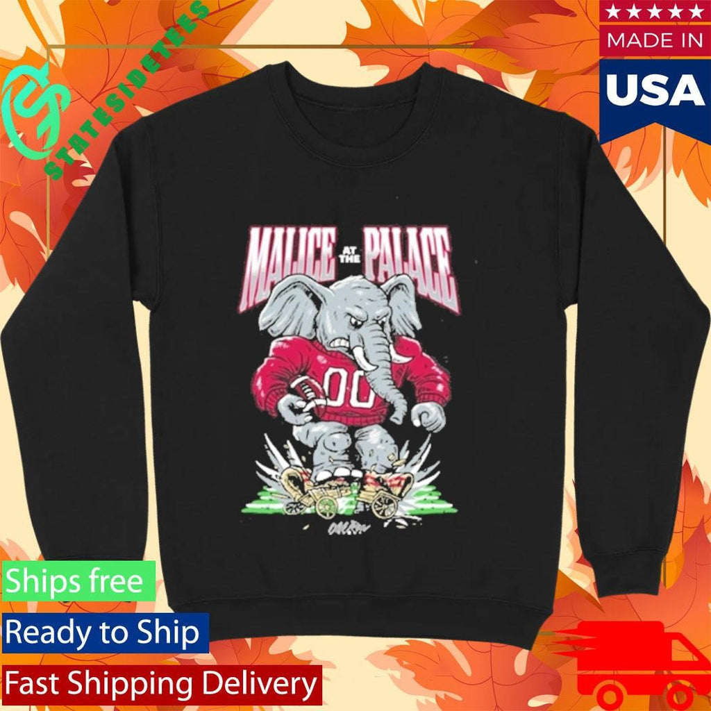 Alabama Rose Bowl Malice At The Palace Elephant Shirt