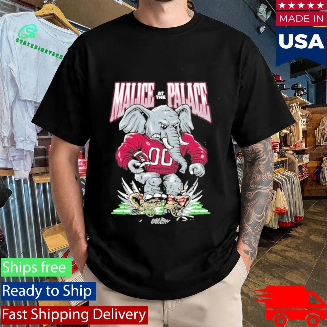 Alabama Rose Bowl Malice At The Palace Elephant Shirt