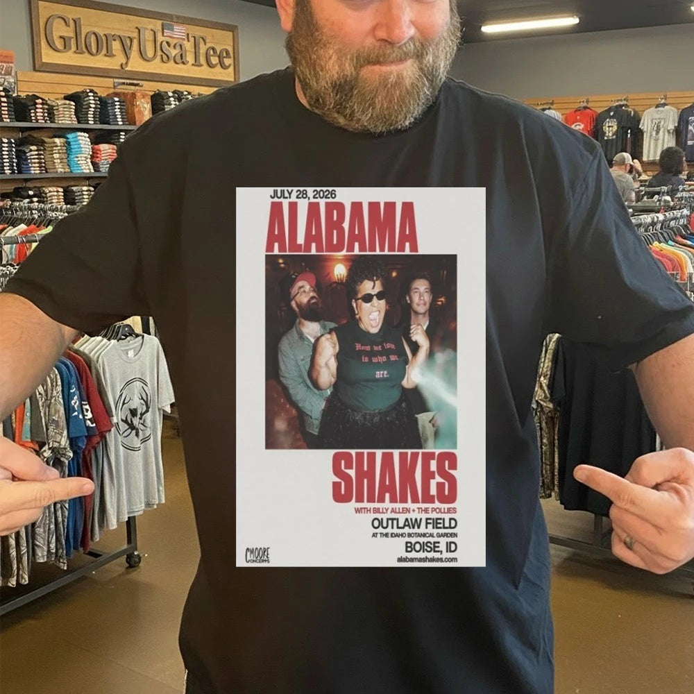 Alabama Shakes July 28 2026 Boise, ID Poster Shirt