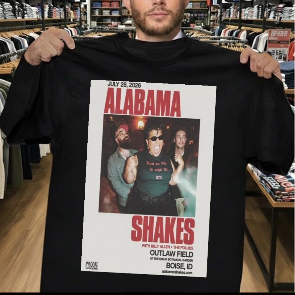Alabama Shakes July 28 2026 Boise, ID Poster Shirt