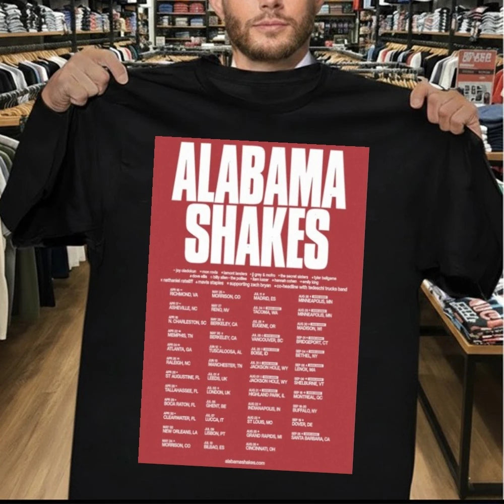 Alabama Shakes New Tour 2026 Poster Shirt