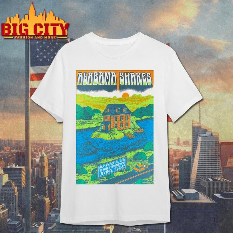 Alabama Shakes Sept 27 2025 Toyota Music Factory Irving, TX Poster Shirt