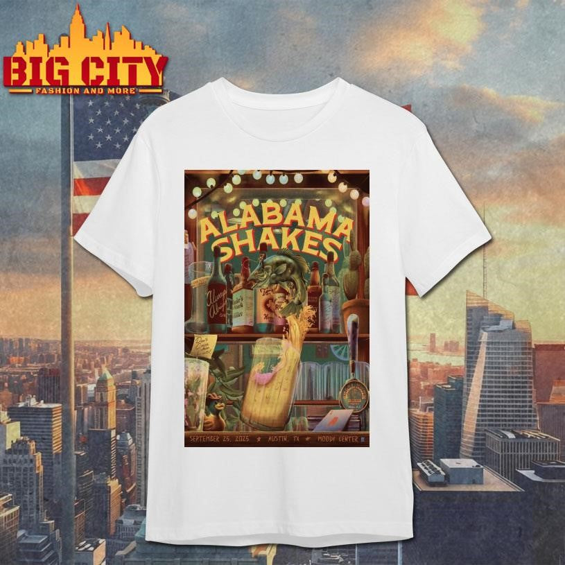 Alabama Shakes Texas 2025 Tour Poster Shirt