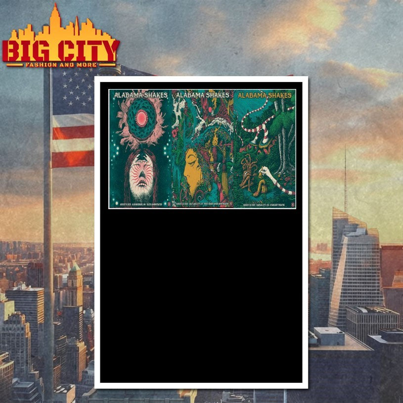 Alabama Shakes Tour 2025 Poster Shirts