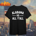 Alabama Vs All Y’all 2026 shirt