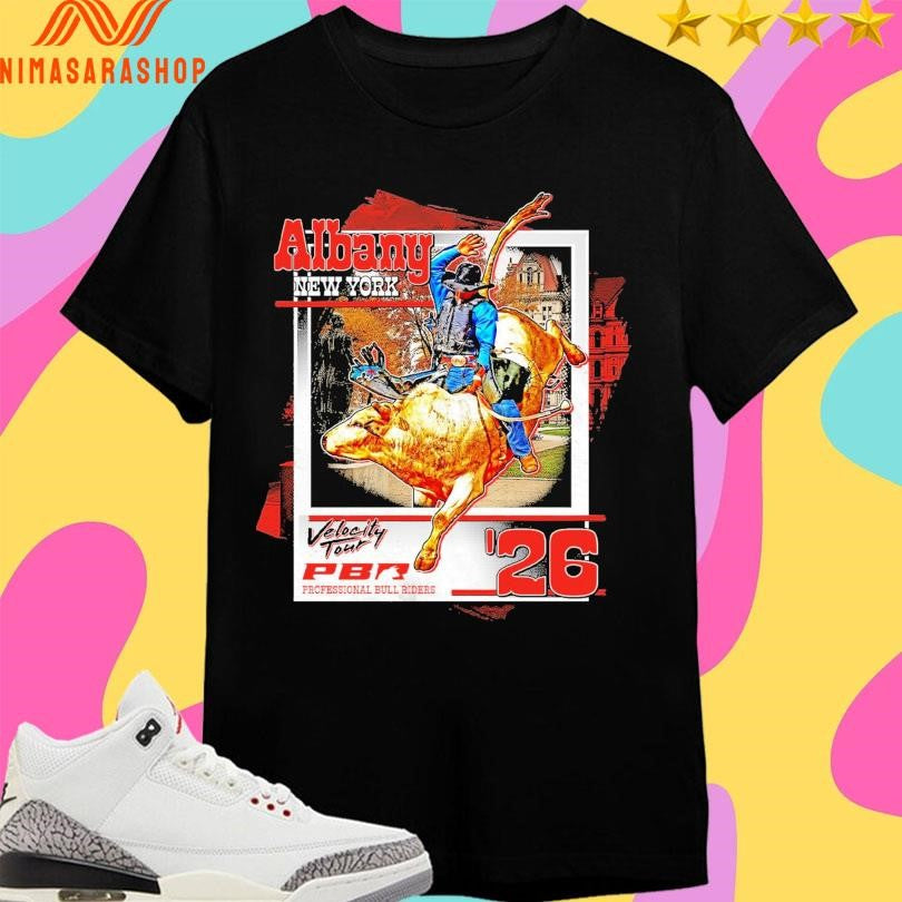 Albany New York Velocity Tour Professional Bull Riders ’26 Shirts