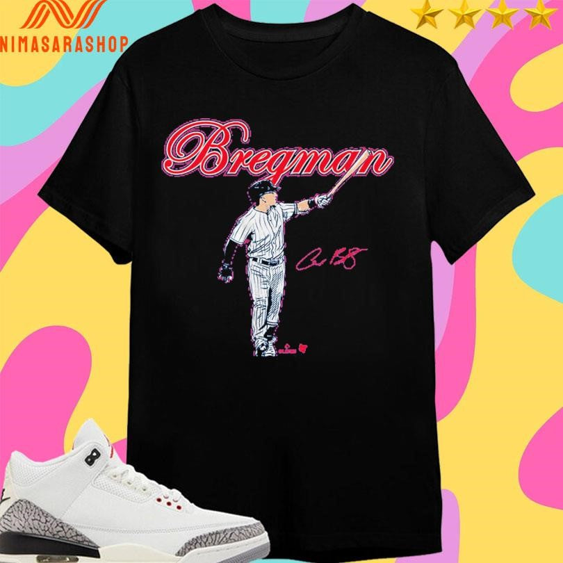 Alex Bregman Chicago Slugger Swing Signature Shirts