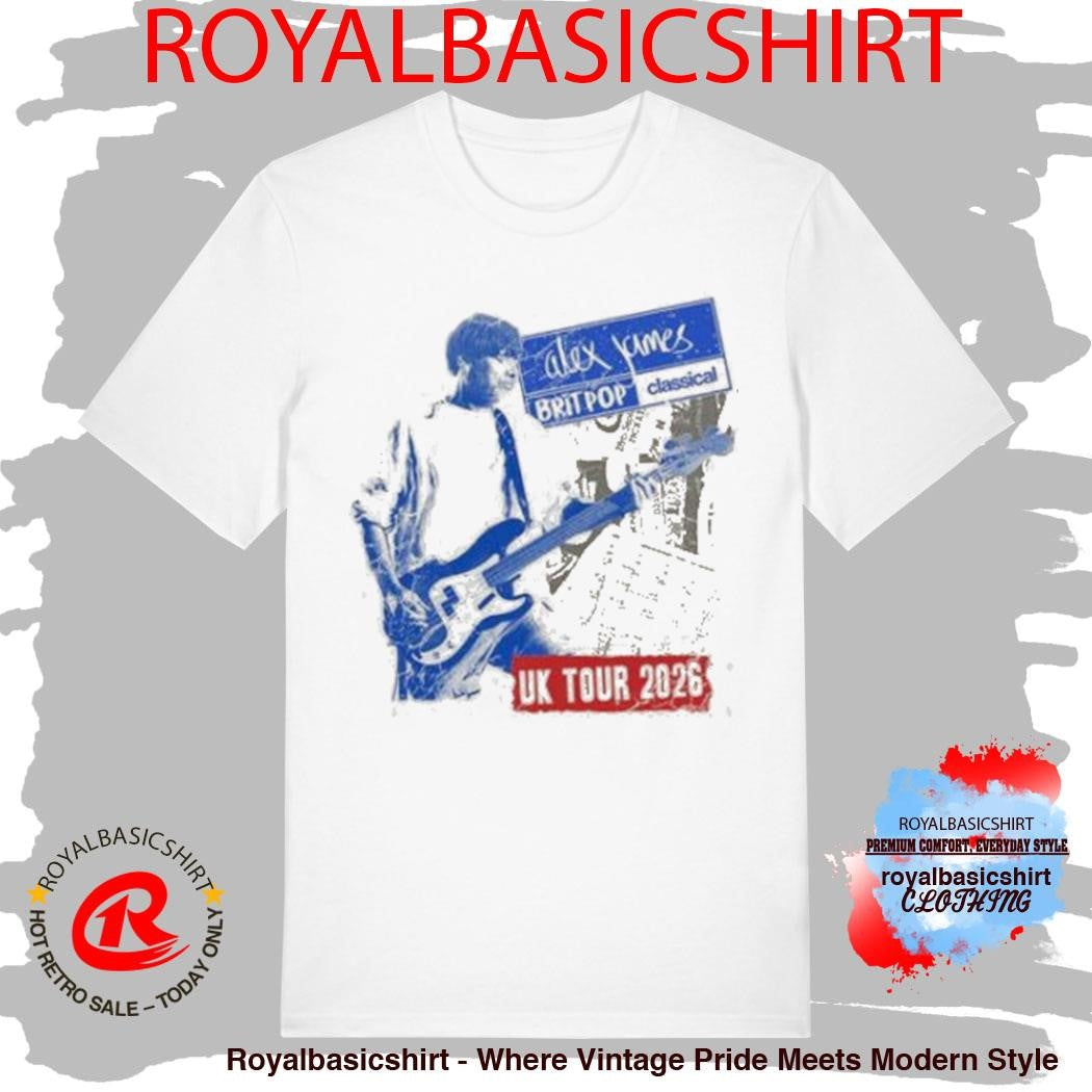 Alex James Britpop Classical Tour 2026 Shirt