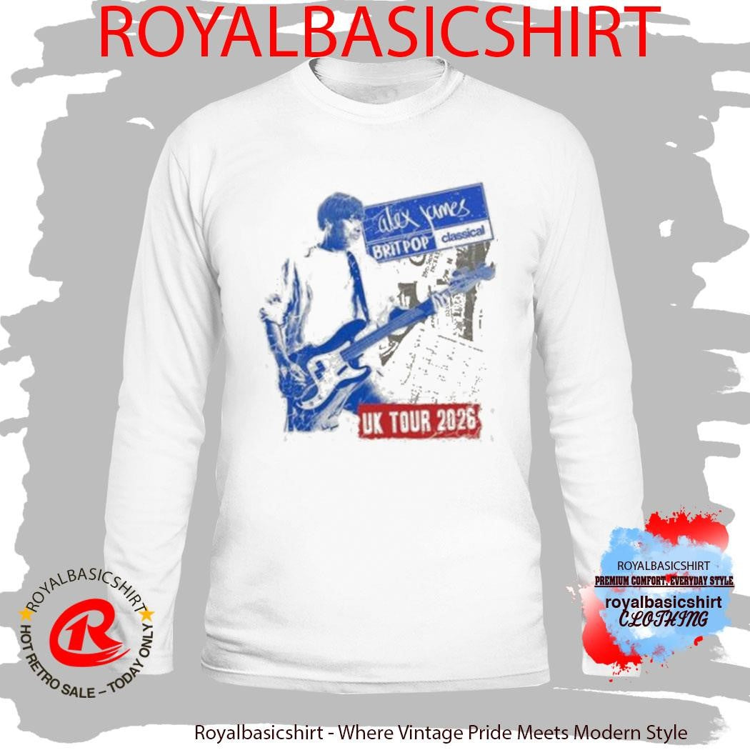 Alex James Britpop Classical Tour 2026 Shirt