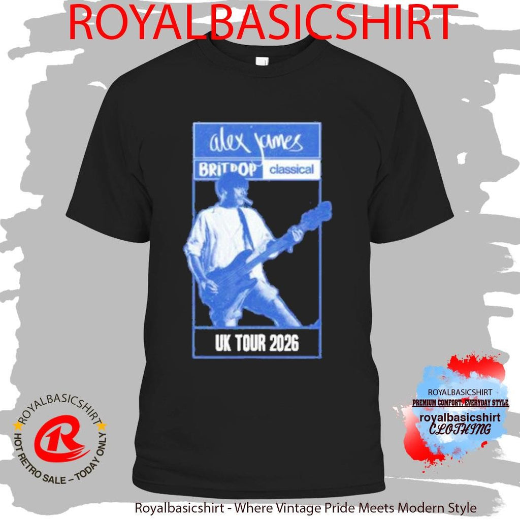 Alex James Britpop Classical Tour Shirt