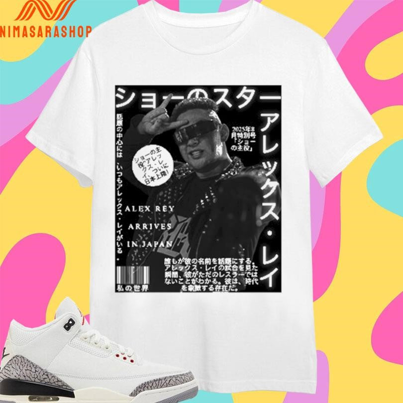 Alex Rey Arrives In Japan Shirts