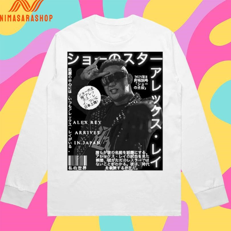 Alex Rey Arrives In Japan Shirts