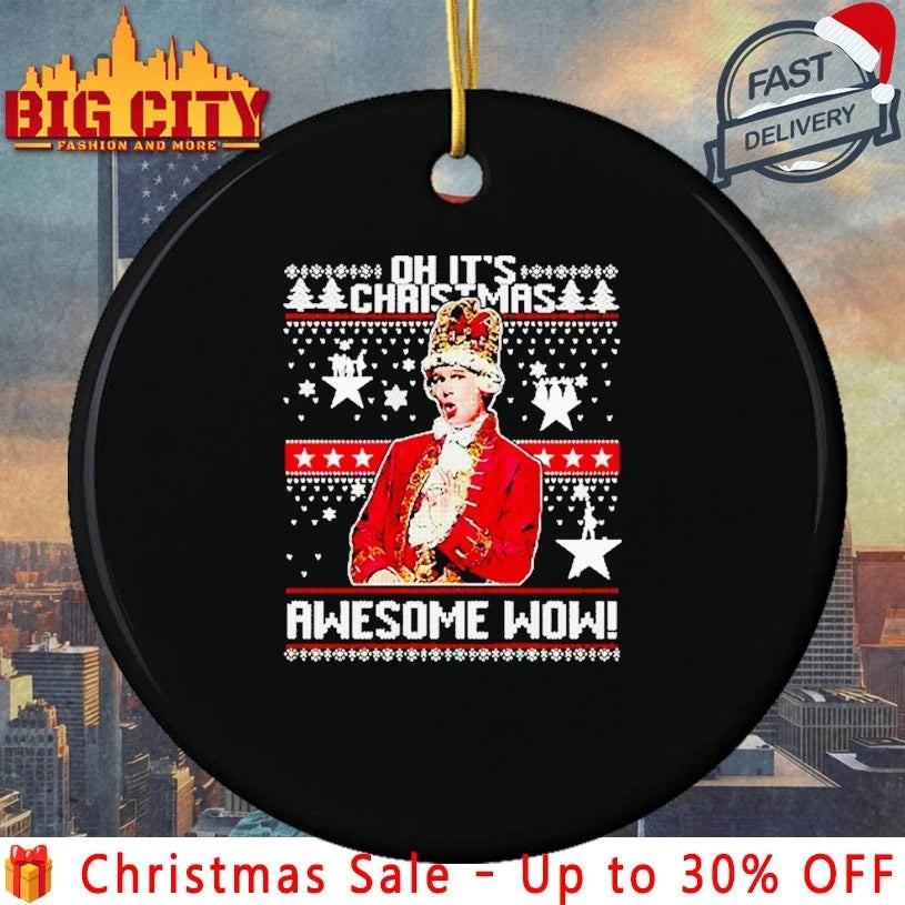 Alexander Hamilton Oh It’s Christmas Awesome Wow ugly christmas shirt