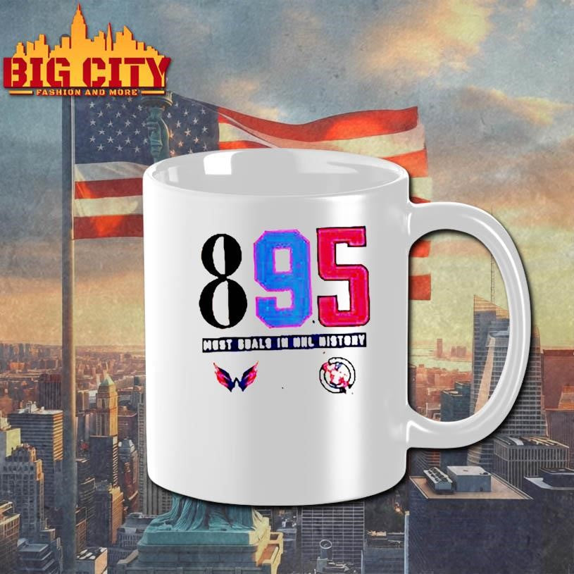 Alexander Ovechkin Washington Capitals Most Goal In Nhl History Of 895 Shirt