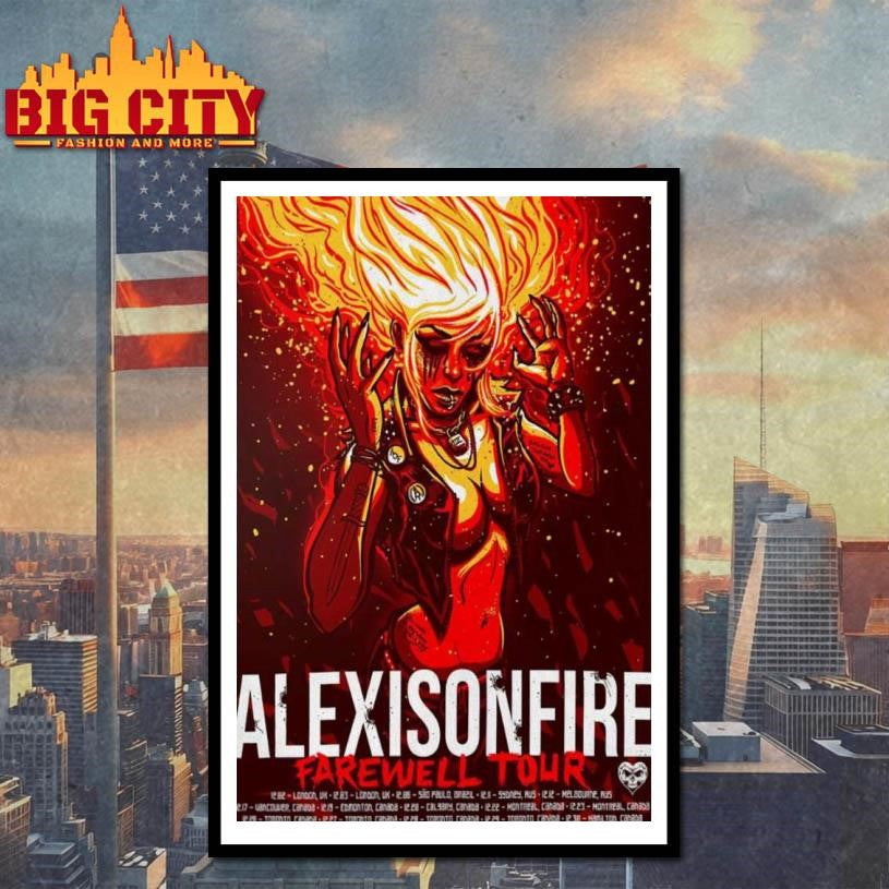 Alexisonfire Farewell Tour 2025 Poster Shirt