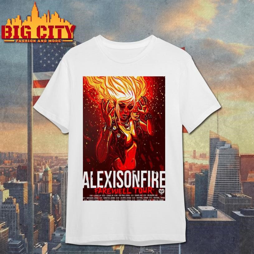 Alexisonfire Farewell Tour 2025 Poster Shirt