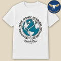 Ali Australia Tour East to East Globe Rectangle T-Shirt