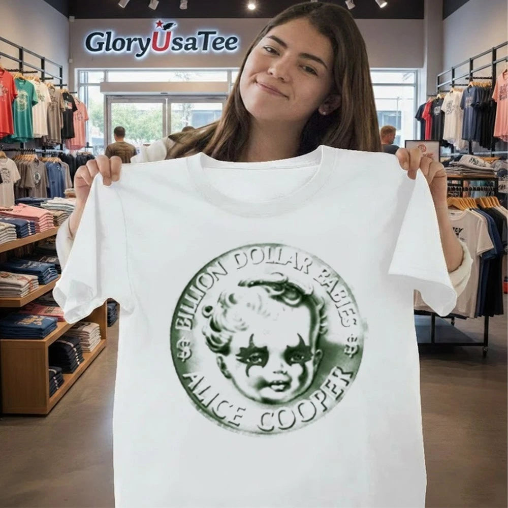 Alice Cooper Billion Dollar Babies White Shirt