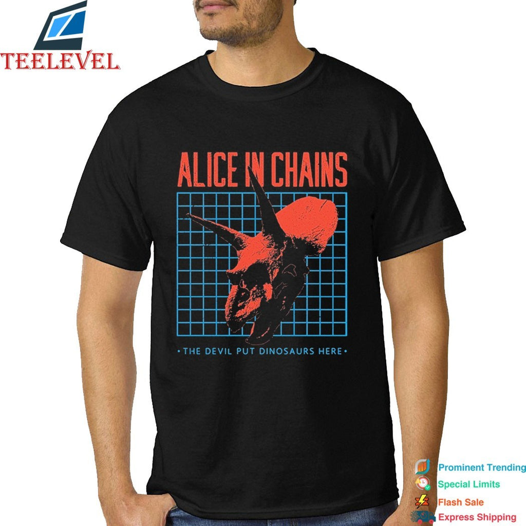 Alice In Chains The Devil Put Dinosaurs Here T-shirts