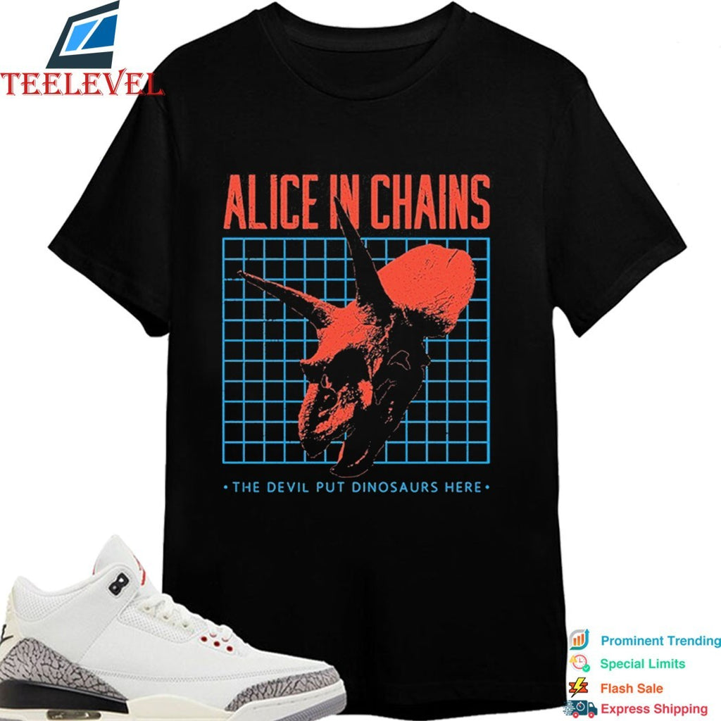 Alice In Chains The Devil Put Dinosaurs Here T-shirts
