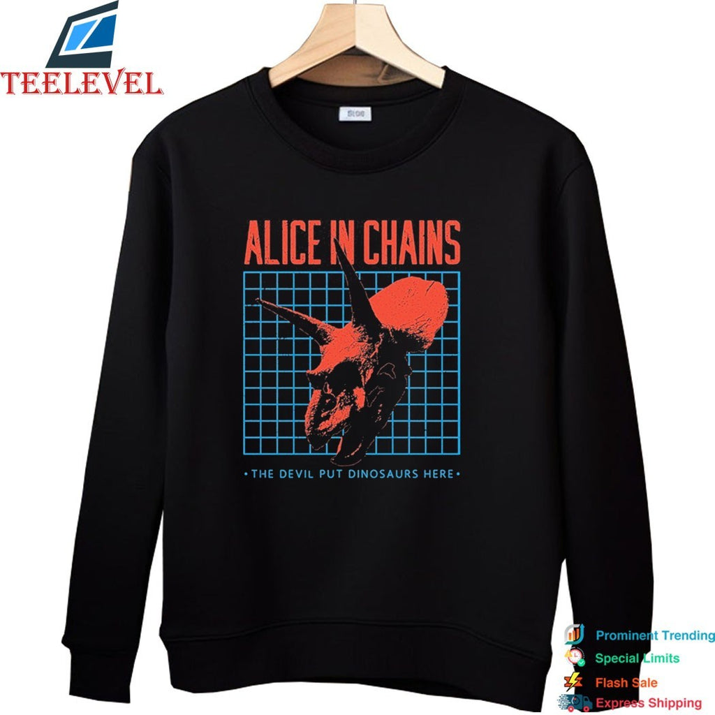 Alice In Chains The Devil Put Dinosaurs Here T-shirts