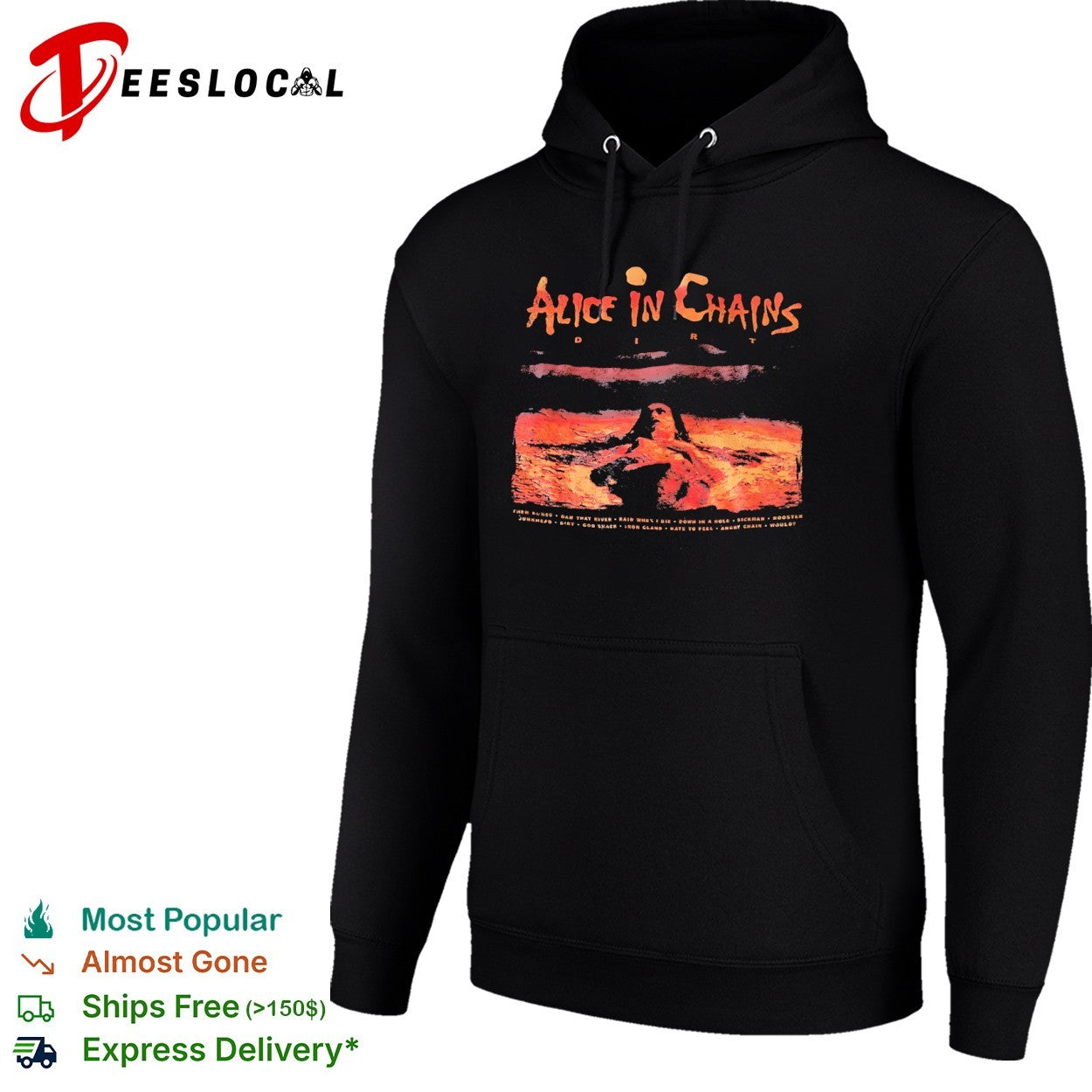 Alice in Chains Dirt Them Bones Dam That River Rain When I Die Down in a Hole shirt