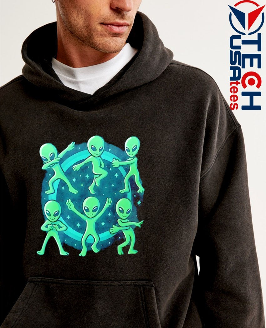 Aliens dancing shirt