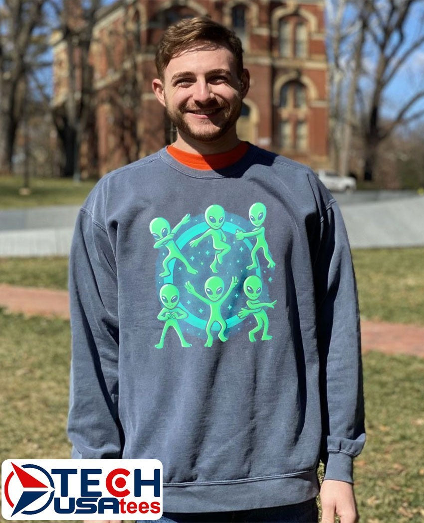 Aliens dancing shirt