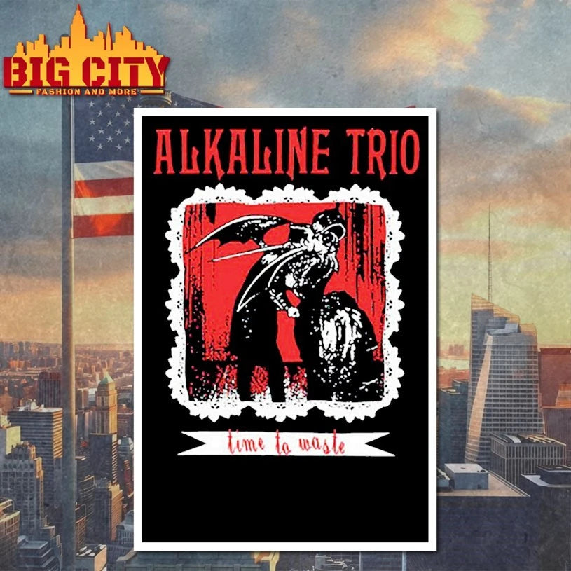 Alkaline Trio Time To Waste Halloween 2025 shirt