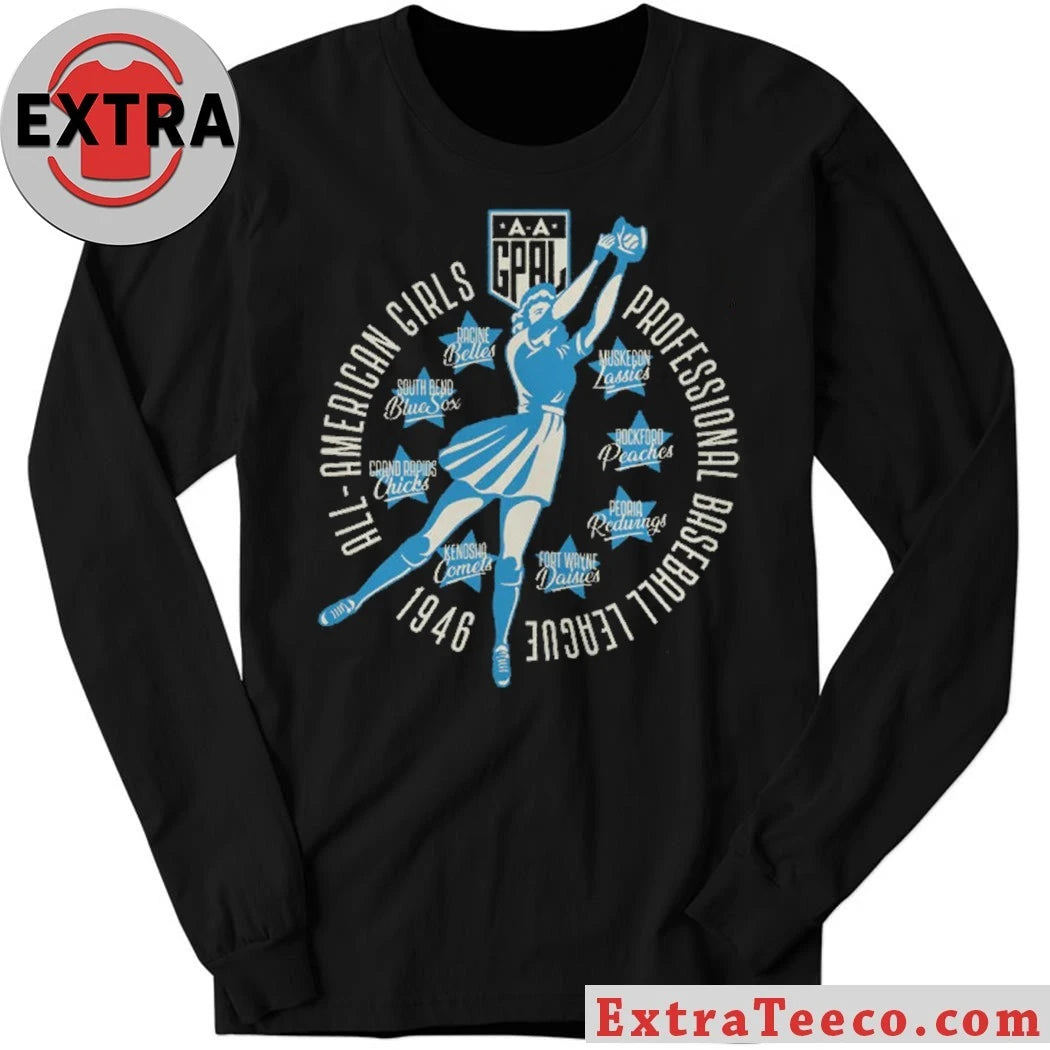 All-American Girls Professional Baseball League (AAGPBL) Diamond Collection 1946 Shirt
