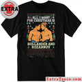 All I Want For Christmas Is Hollander And Rozanov Heated Rivalry by Rachel Reid T-Shirt