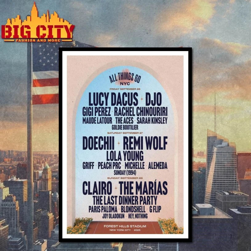 All Things Go Forest Hills Stadium, New York City Sep 26-28, 2025 Poster shirt