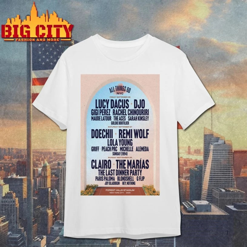 All Things Go Forest Hills Stadium, New York City Sep 26-28, 2025 Poster shirt