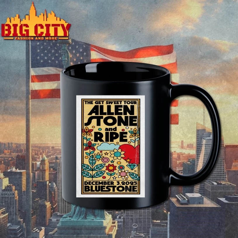 Allen Stone And Ripe 12-3-2025 The Bluestone in Columbus OH Poster shirt