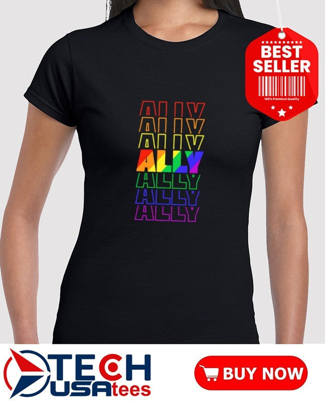 Ally LGBT repeat shirt