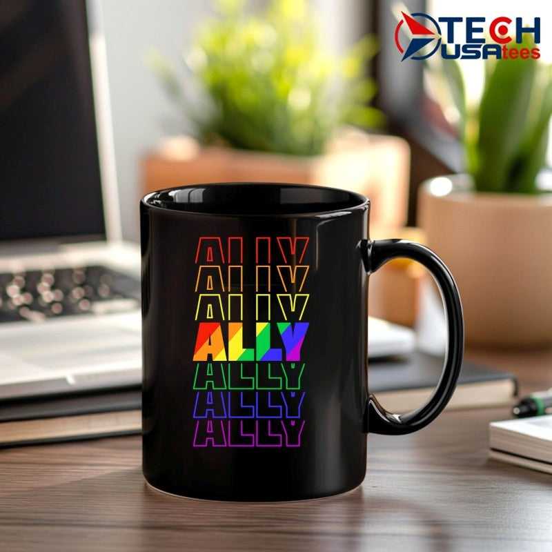 Ally LGBT repeat shirt