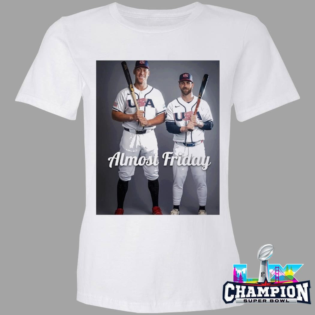 Almost Friday Judge And Harper USA Baseball Shirt