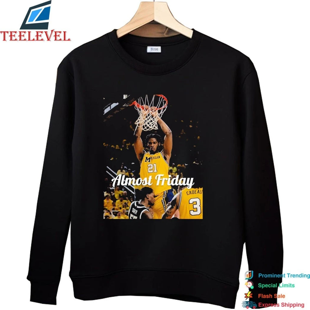Almost Friday Morez Johnson Jr Michigan Wolverines Shirts