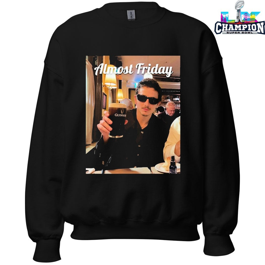 Almost Friday Timothée Chalamet Guinness T-shirts