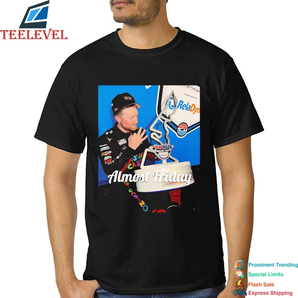 Almost Friday Tyler Reddick 2026 DuraMAX Texas Grand Prix Champions Trophy T-shirts